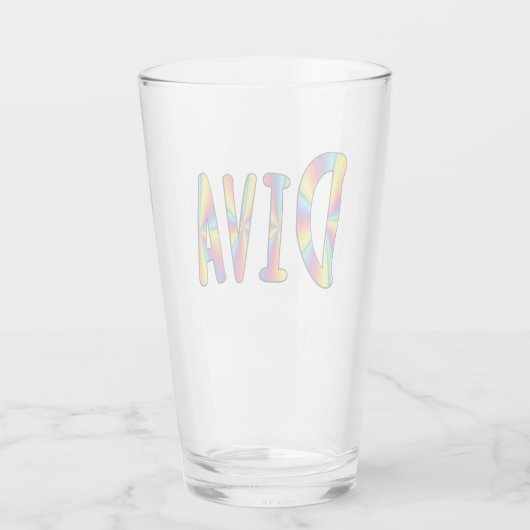 DIVA farbenfrohe Fabelous Campy Glas (Rückseite)