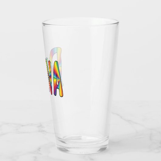 DIVA farbenfrohe Fabelous Campy Glas (Links)