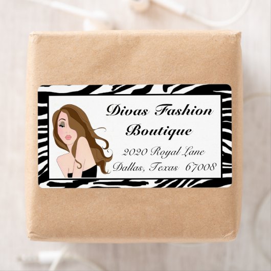 Diva Fashion Address Labels (Insitu)