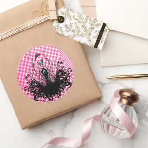 Diva Fashion Sticker - Himbeere Hot Bright Pink