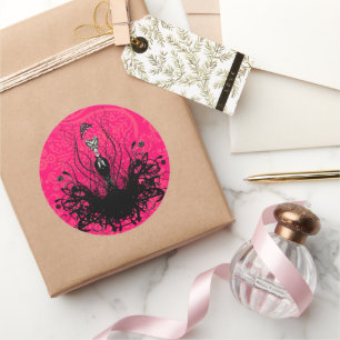 Diva Fashion Sticker - Himbeere Hot Bright Pink