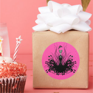 Diva Fashion Sticker - Himbeere Hot Bright Pink