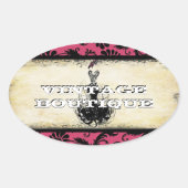 Diva Fashion Sticker Orange Retro Dots (Vorderseite)