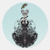 Diva Fashion Sticker - Weiße Punkte (Vorderseite)