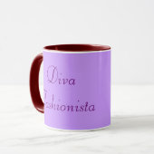 Diva Fashionista Herbstross Tasse (Vorderseite Links)