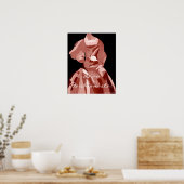 Diva Fashionista in neutralem Poster (Küche)