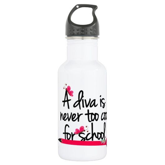 DIVA Flaschenkörper 32 oz Trinkflasche (Vorderseite)