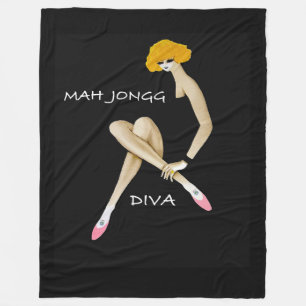 Diva-Fleece-Decke Milliamperestunde Jongg Fleecedecke