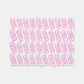 "DIVA" Fleece-Decken Fleecedecke (Vorderseite (Horizontal))