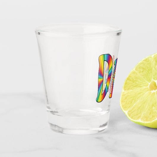 DIVA Gay Pride Regenbogenflagge Fabulous LGBT LGBT Schnapsglas (Links)