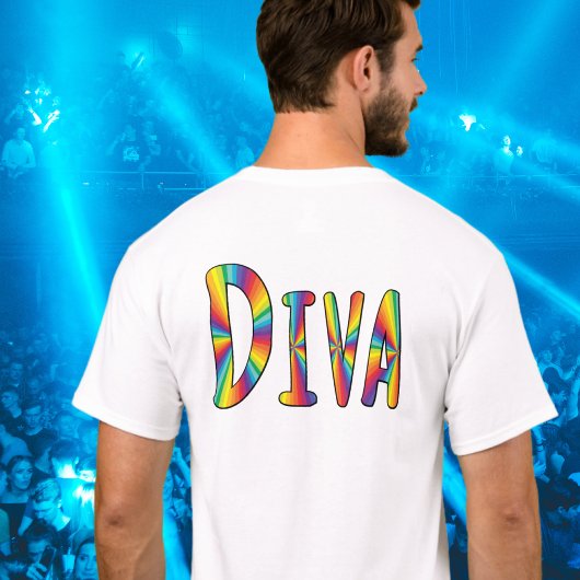 DIVA Gay Pride Regenbogenflagge Fabulous LGBT LGBT T-Shirt