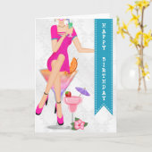 Diva-Geburtstags-Karte Karte (Gelbe Blume)