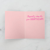 Diva-Geburtstagskarte Karte (Innenseite)