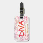 Diva Gepäckanhänger (Vorderseite vertikal)