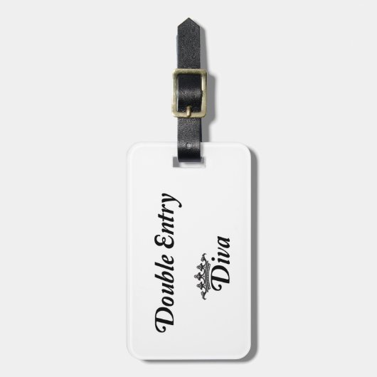Diva Gepäckanhänger (Vorderseite vertikal)