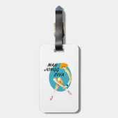 Diva-Gepäckanhänger Milliamperestunde Jongg Gepäckanhänger (Rückseite vertikal)