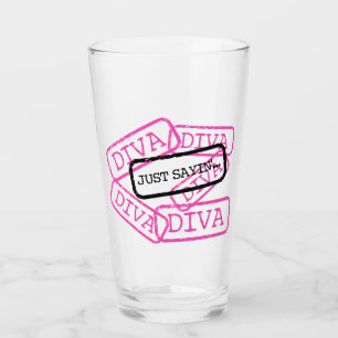 "DIVA gerade Sayin " Glas