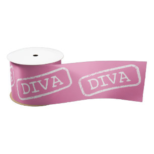 DIVA-gestanzte Ribbon Satinband