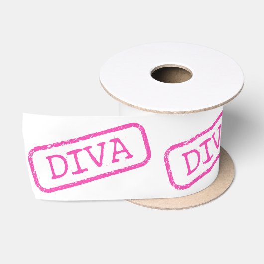 DIVA gestempeltes Band Satinband (Spule)