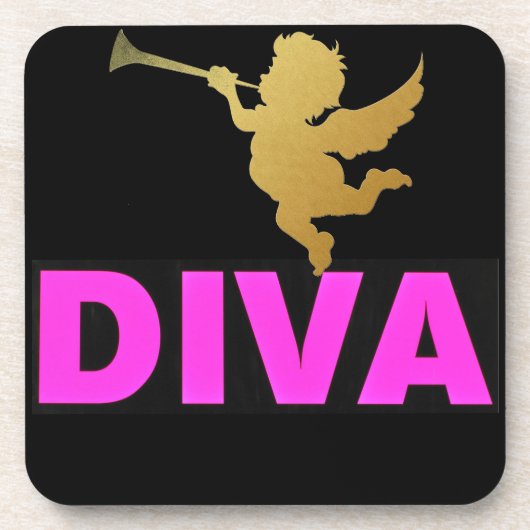 Diva Getränkeuntersetzer (Vorderseite)