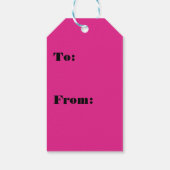Diva Gift Tag Geschenkanhänger (Rückseite)