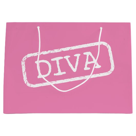 ‚DIVA‘ GROßE GESCHENKTÜTE (Vorderseite)