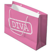 ‚DIVA‘ GROßE GESCHENKTÜTE (Vorderseite Schrägansicht)