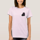 Diva-Häschen mit Glitter T-Shirt (Vorderseite)