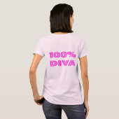 Diva-Häschen mit Glitter T-Shirt (Schwarz voll)