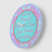 Diva-Höhle, Damen-Lager! Geschenk für Mama oder Große Wanduhr (Winkel)