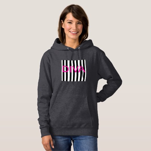 Diva hoodie Sweatshirt (Vorne ganz)