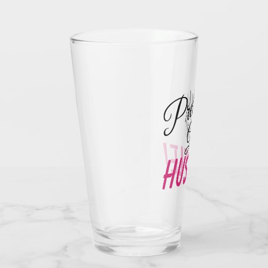 DIVA "Hübsch Girl HUSTLE" Trinkbehälter Glas (Rechts)
