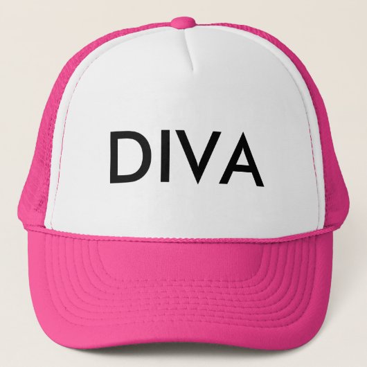 Diva! Hut, für Verkauf! Truckerkappe (Vorderseite)