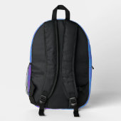 Diva in Ausbildung Blau Rosa Gold Rucksack OHNE Pa (Rückseite)
