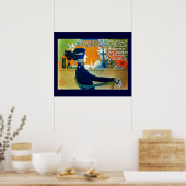 DIVA IN BLAU POSTER (Küche)