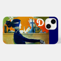 DIVA IN BLAU, SCHÖNHEIT FASHION MONOGRAMM