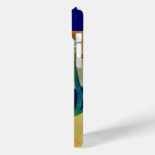 DIVA IN BLAU, SCHÖNHEIT FASHION MONOGRAMM Case-Mate iPhone HÜLLE (Rückseite / Links)