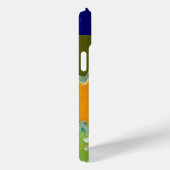 DIVA IN BLAU, SCHÖNHEIT FASHION MONOGRAMM Case-Mate iPhone HÜLLE (Rückseite / Rechts)