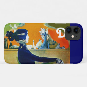 DIVA IN BLAU, SCHÖNHEIT FASHION MONOGRAMM Case-Mate iPhone HÜLLE