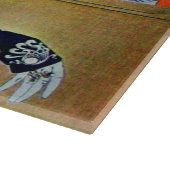 DIVA in BLAUE Art Nouveau Beauty Fashion Cutting B Schneidebrett (Ecke)