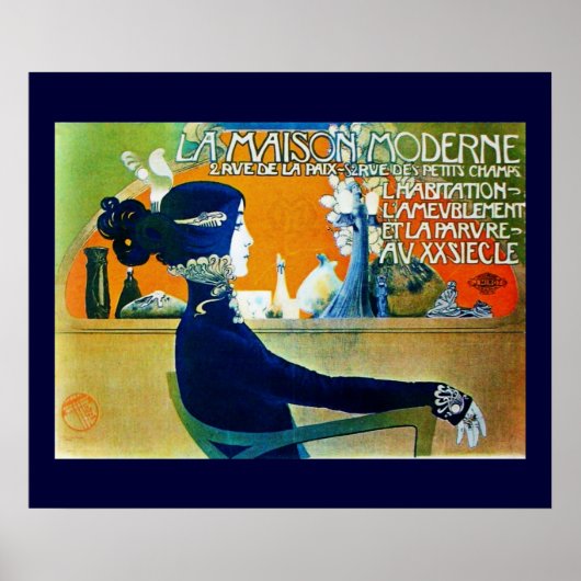 DIVA IN BLAUE POSTER (Vorne)
