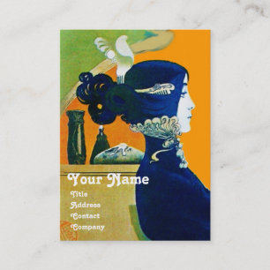 DIVA IN BLUE MONOGRAM Schönheitssalon ,Makeup Arti Visitenkarte