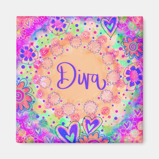 "Diva" Inspirivity Magnet (Vorne)