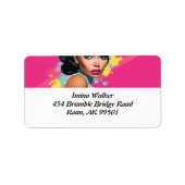 Diva-ish Artistry: Diva-ish Delights Label Adressaufkleber (Vorne)