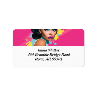 Diva-ish Artistry: Diva-ish Delights Label Adressaufkleber