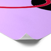 Diva ist ein Wort mit vier Buchstaben Poster (Ecke)