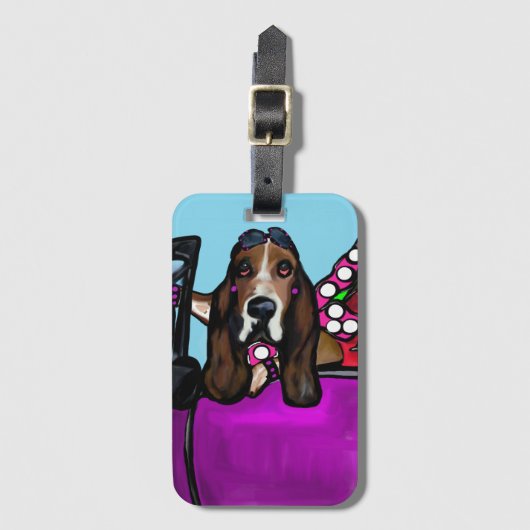 DIVA-JAGDHUND-GEPÄCKANHÄNGER GEPÄCKANHÄNGER (Vorderseite Vertikal)