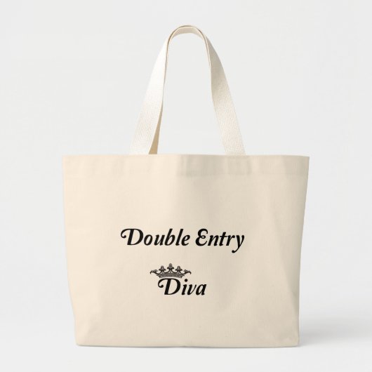 Diva Jumbo Stoffbeutel (Vorne)