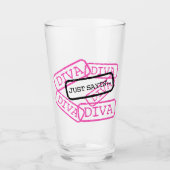 "DIVA- Just Sayin" Glas (Vorderseite)