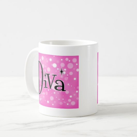 Diva Kaffeetasse (Vorderseite Links)